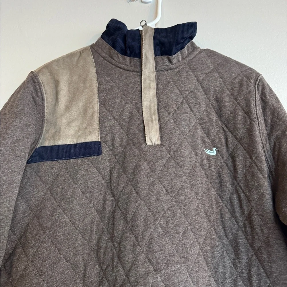 Southern Marsh Brown Quilted Sweatshirt - Picture 4 of 14
